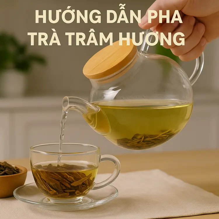 Cách pha trà trầm hương